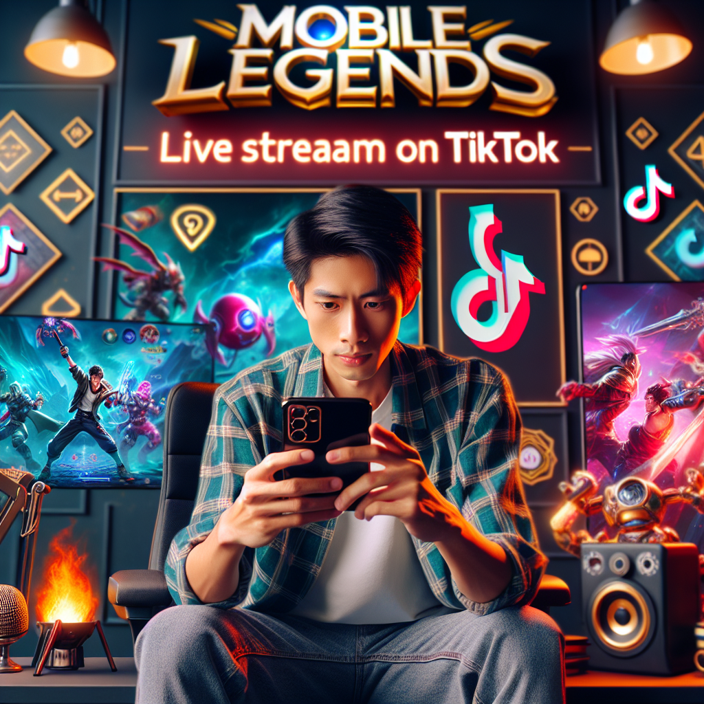 cara live mobile legend di tiktok untuk pemula