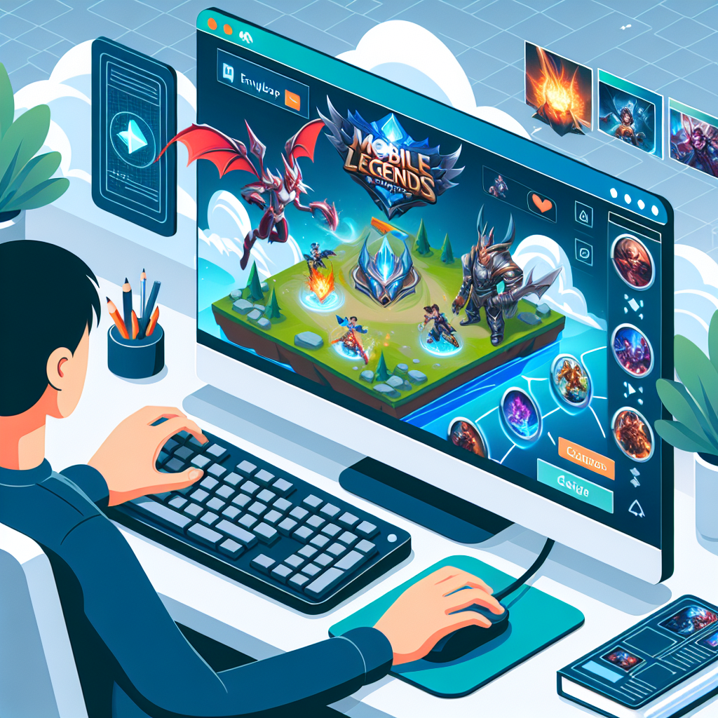 cara bermain Mobile Legend di PC dengan emulator